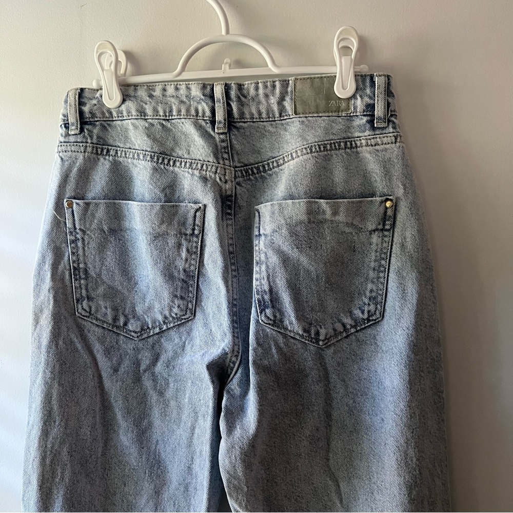 Zara High Waisted Straight Leg - Picture 6 of 6